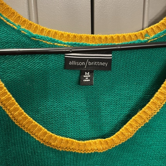 Women's Cap Sleeve ugly sweater Christmas Tree Dress - Picture 3 of 5